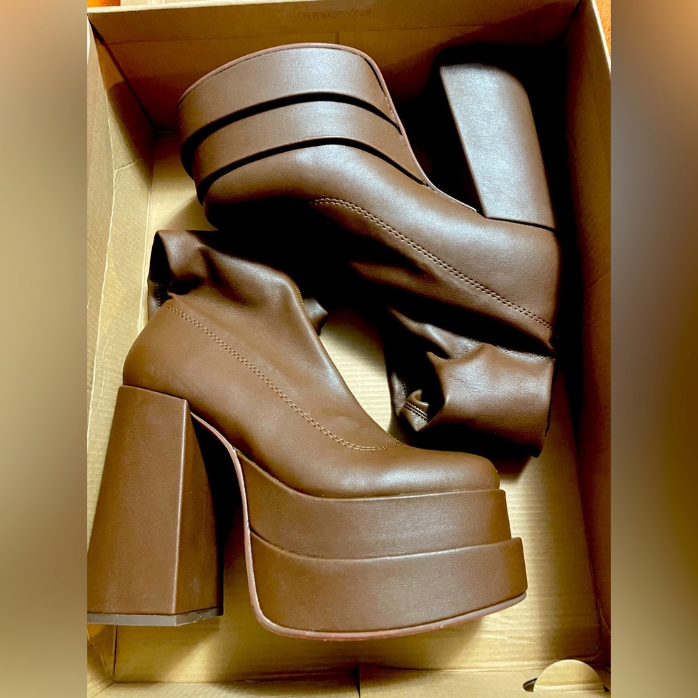 Brown Steve Madden boots